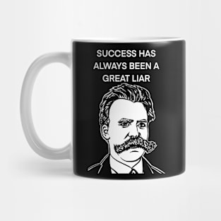 FRIEDRICH NIETZSCHE quote .7 - ink portrait Mug